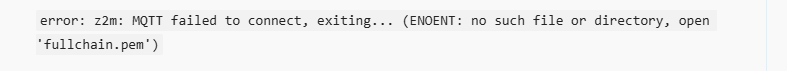 fullchain.pem error