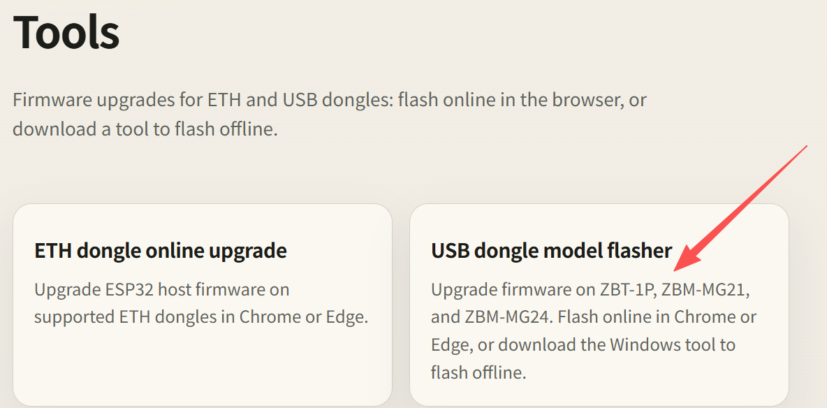 Open USB dongle model flasher from Tools