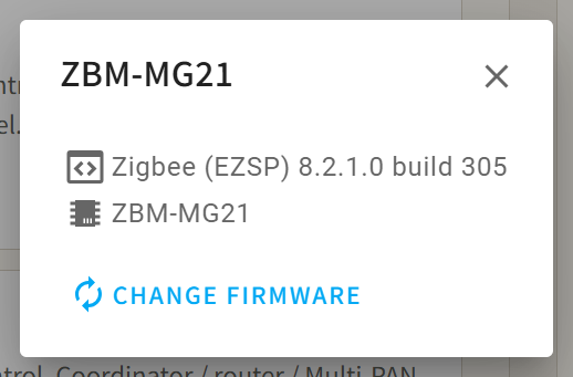 Device identified with model and current firmware